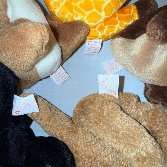 Ty Beanie Babies Woodland Forest PVC Lot 12 Chocolate Nuts Ringo Curly Hoot Twig - Picture 7 of 10